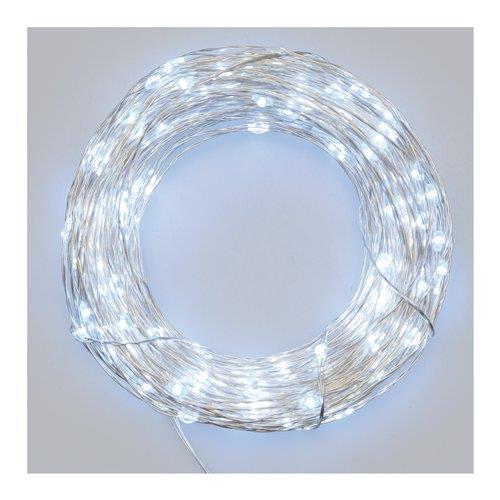 Catena luminosa a Led con Telecomando a Batteria - Bianco Freddo 