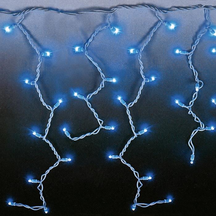 Tenda luminosa prolungabile per esterno 60 Led professionale - Bianco Caldo 