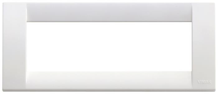 Confezione di placche 6 moduli classica in tecnopolimero Idea - bianco brillante