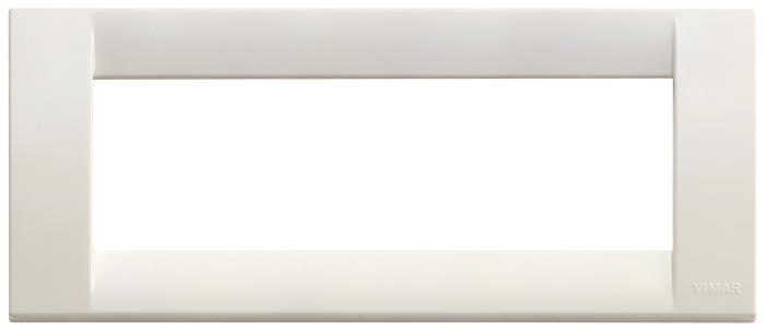 Placca 6 moduli classica in tecnopolimero Idea - bianco idea