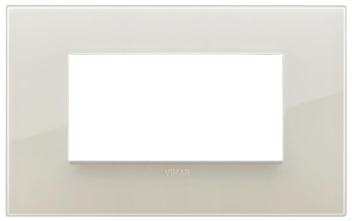Confezione di placche 4 moduli classica Reflex Arké - avorio