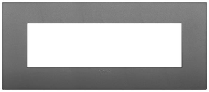 Placca 7 moduli classica in tecnopolimero Arké - grigio