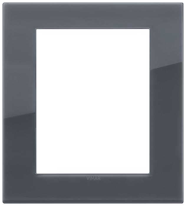 Placca 8 moduli ( 4 + 4 ) classica Reflex Arké - grigio fumè