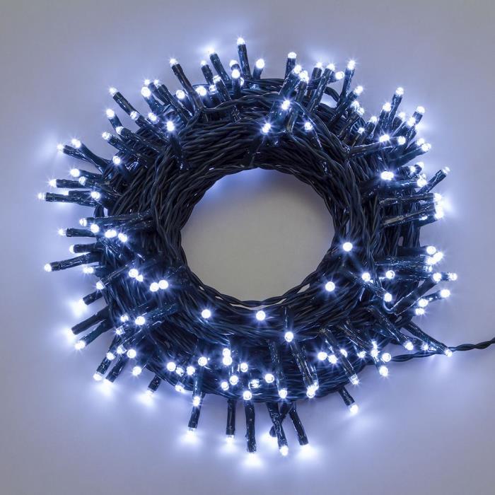 Catena luminosa 360 Led con gioco luce - Bianco Freddo