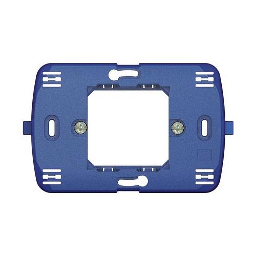 Supporto porta frutti rettangolare 2 moduli per scatola tonda - Livinglight