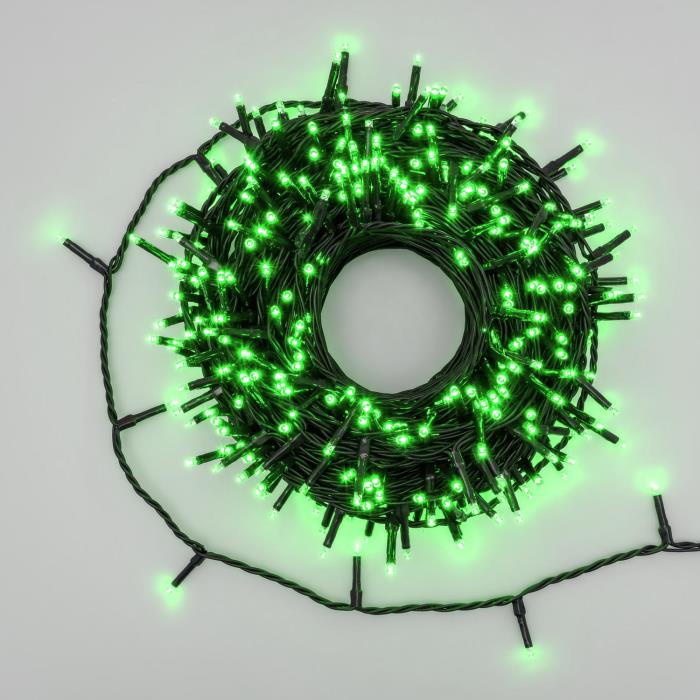 Catena luminosa 360 Led con gioco luce - Verde