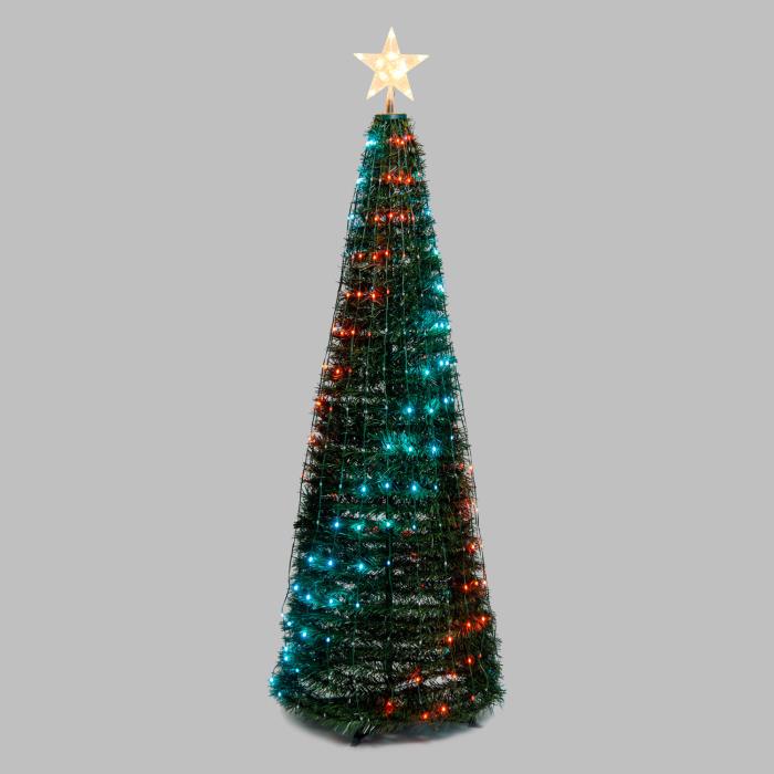 Albero di Natale a cono luminoso 304 MaxiLed - RGB