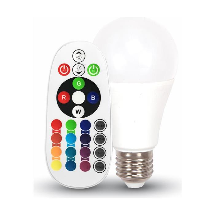 Lampadina Led E27 6W Bulb RGB