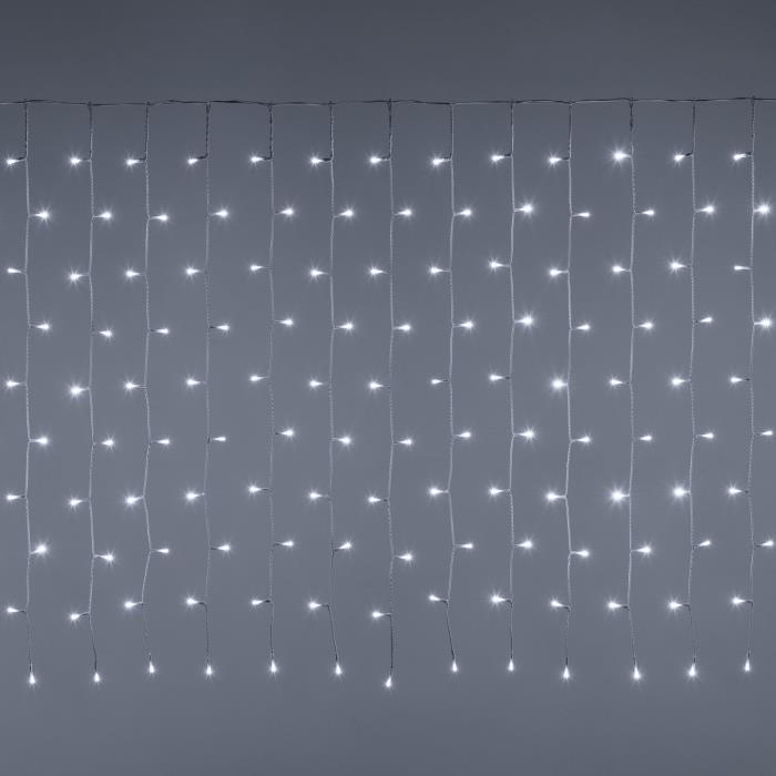Tenda luminosa per esterno 500 Led con gioco luci - Bianco Freddo