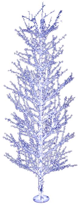 Albero bianco luminoso da esterno 2864 Led - Bianco Freddo