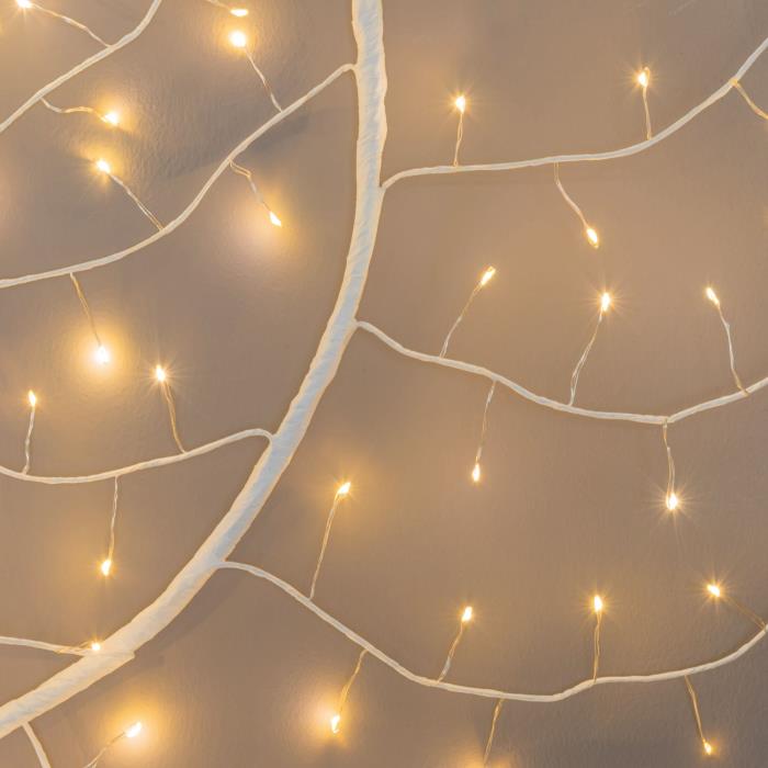 Ramo luminoso modellabile e rampicante bianco 504 Led - Bianco Caldo