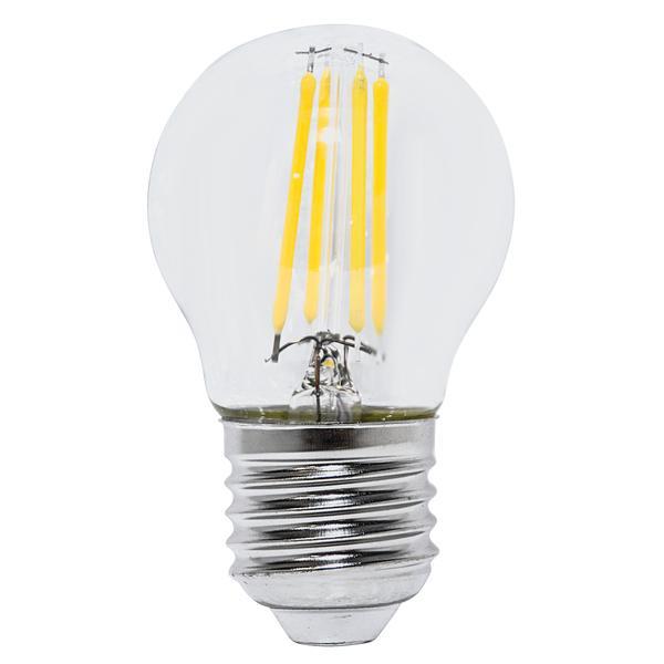 Lampadina a Led E27 a minisfera bianco latte - 4,5W