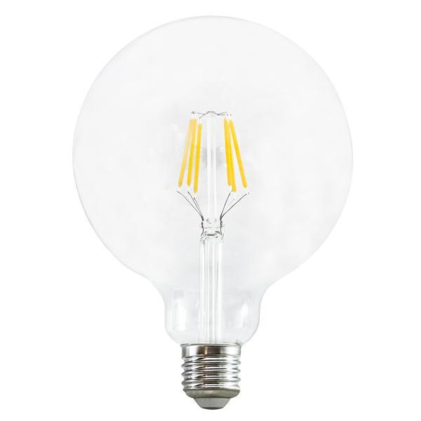 Lampadina a Led E27 a globo trasparente - 8W 