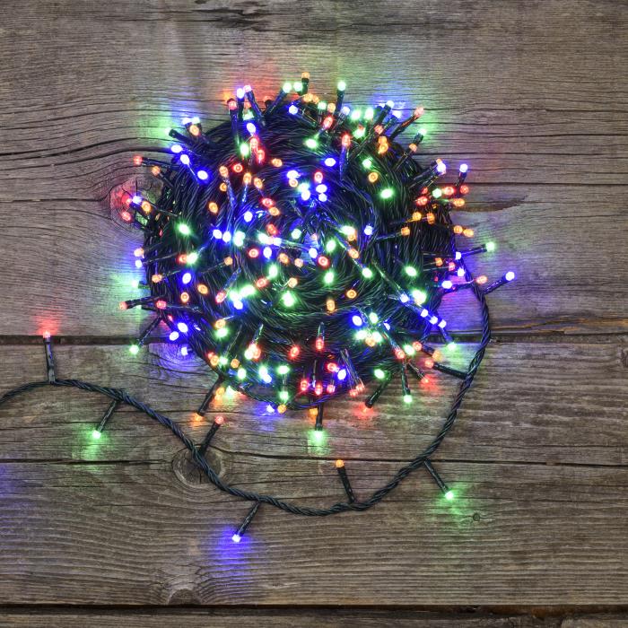 Catena luminosa a Led per alberi con gioco luce - Multicolor