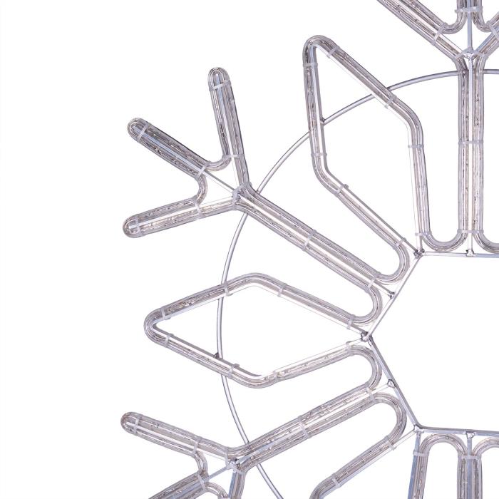 Cristallo di Neve luminoso ø100cm da esterno prolungabile 2D - Bianco freddo