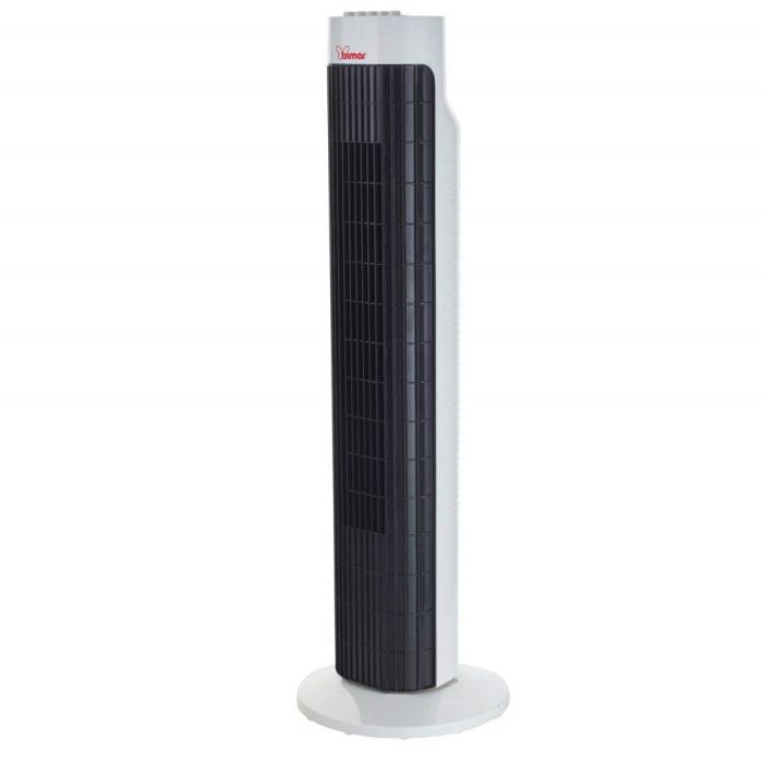 Ventilatore a colonna compatto con timer H 80cm