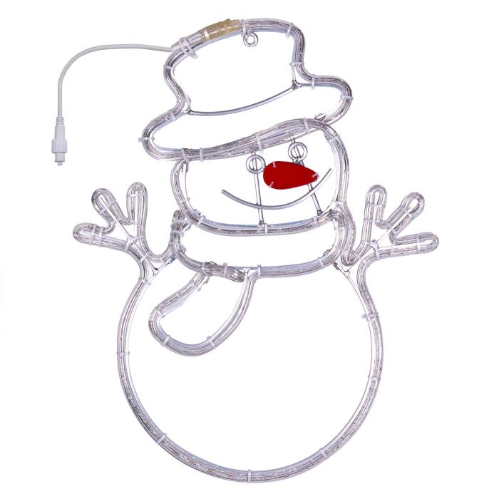 Pupazzo di neve luminoso da esterno prolungabile 2D