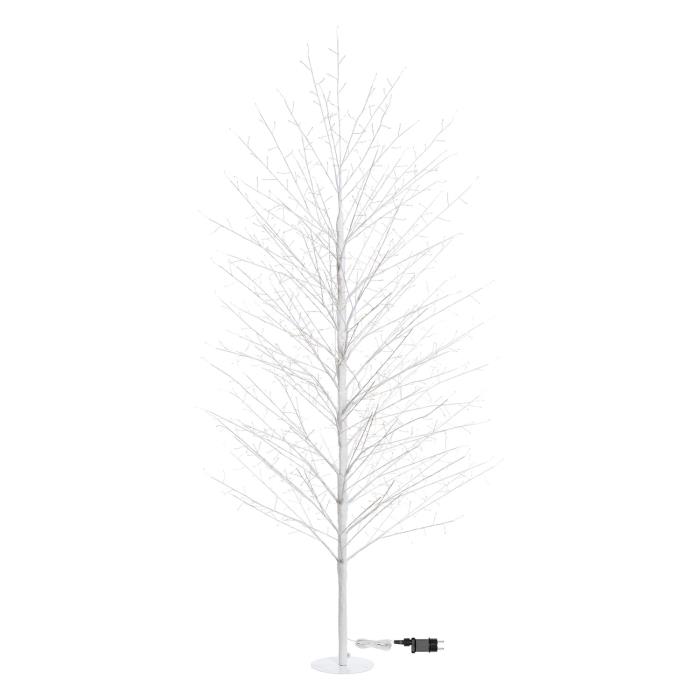 Albero bianco luminoso da esterno 1120 Led con flash - Tiglio