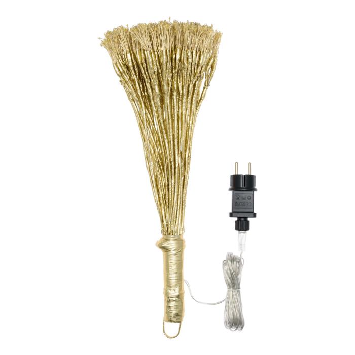 Ramo luminoso a sfera champagne 1200 Led con flash - Bianco Caldo