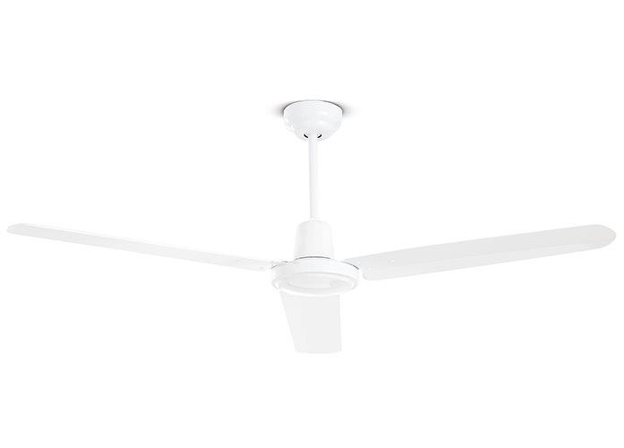 Ventilatore da soffitto senza luce 3 pale Ø 140cm - bianco