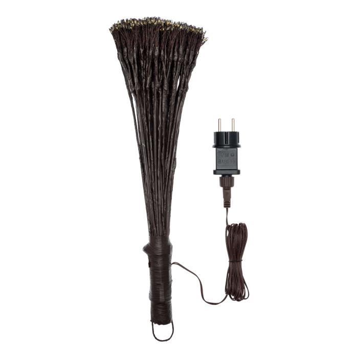 Ramo luminoso a sfera marrone 1200 Led con flash - Bianco Caldo