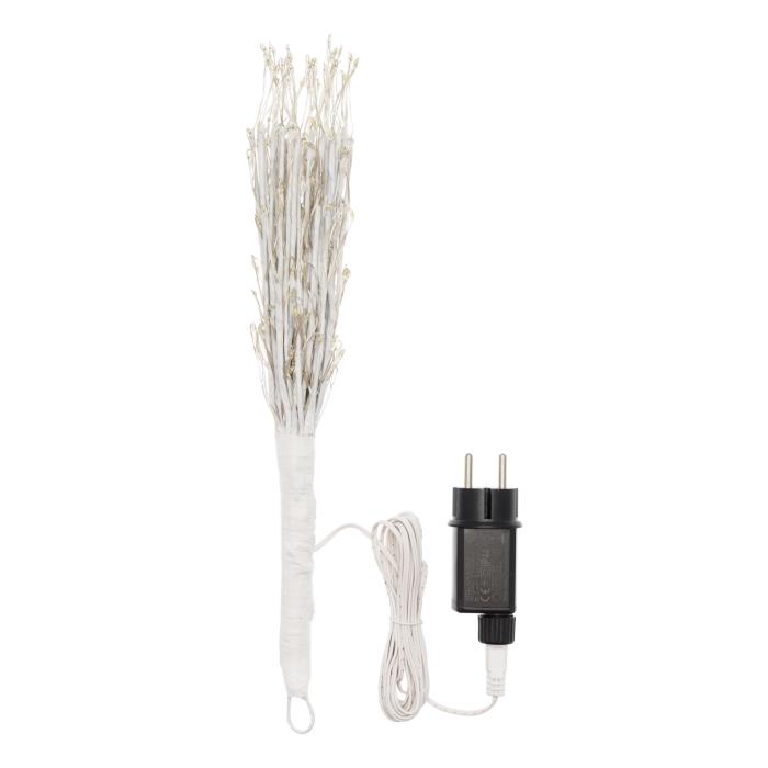 Ramo luminoso a sfera bianco 200 Led con flash - Bianco Caldo