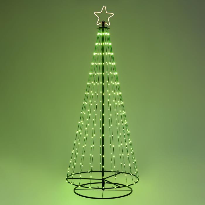 Albero di Natale stilizzato luminoso 304 MaxiLed - RGB