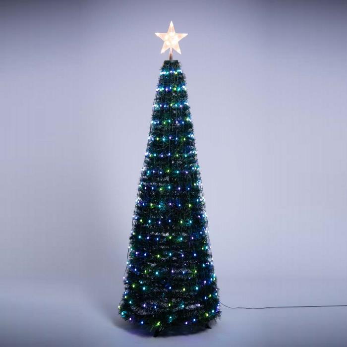 Albero di Natale a cono luminoso 304 MaxiLed - RGB