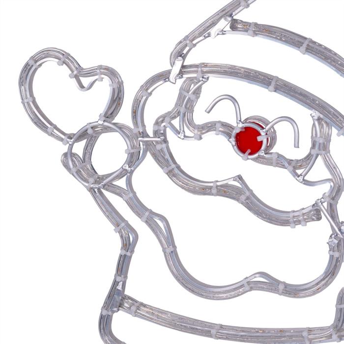 Babbo Natale luminoso da esterno prolungabile 2D