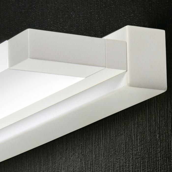 Applique a Led con mono emissione e luce dinamica in metallo bianco - Slot