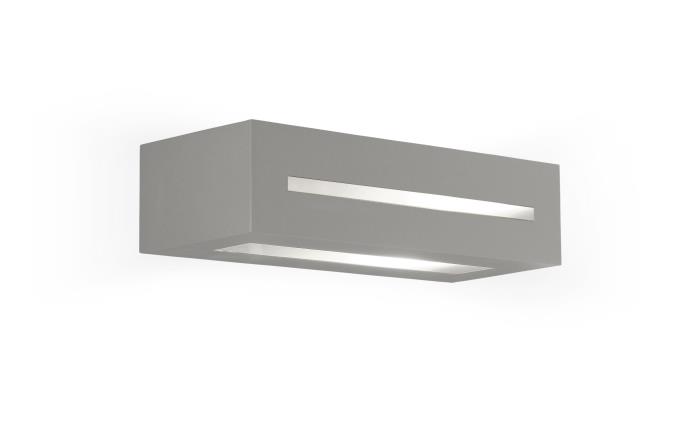 Applique da esterno con luce bidirezionale e frontale grigio - Aster