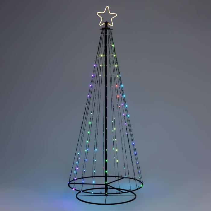 Albero di Natale stilizzato luminoso 550 MaxiLed - RGB