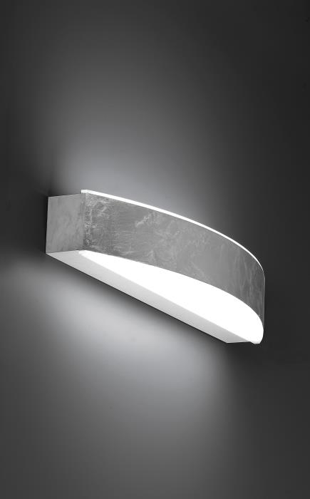 Applique a Led a biemissione e luce dinamica foglia d'argento - Band