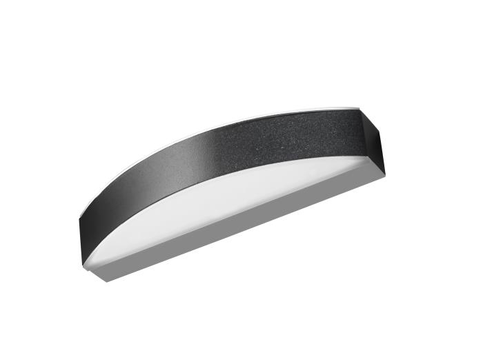 Applique a Led a biemissione e luce dinamica nero - Band