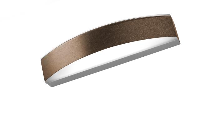 Applique a Led a biemissione e luce dinamica ruggine - Band