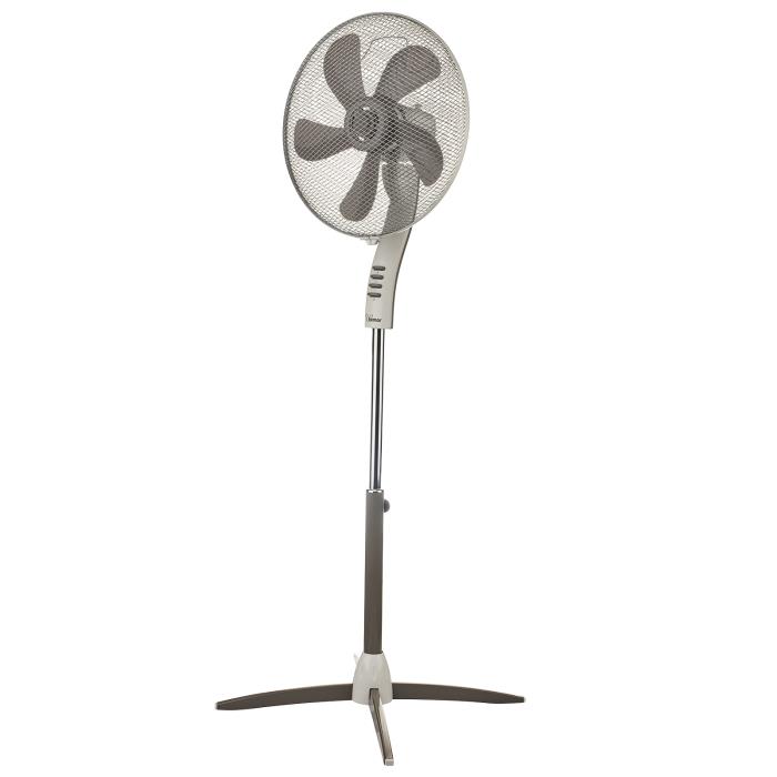 Ventilatore a piantana con 5 pale Ø 40cm bianco