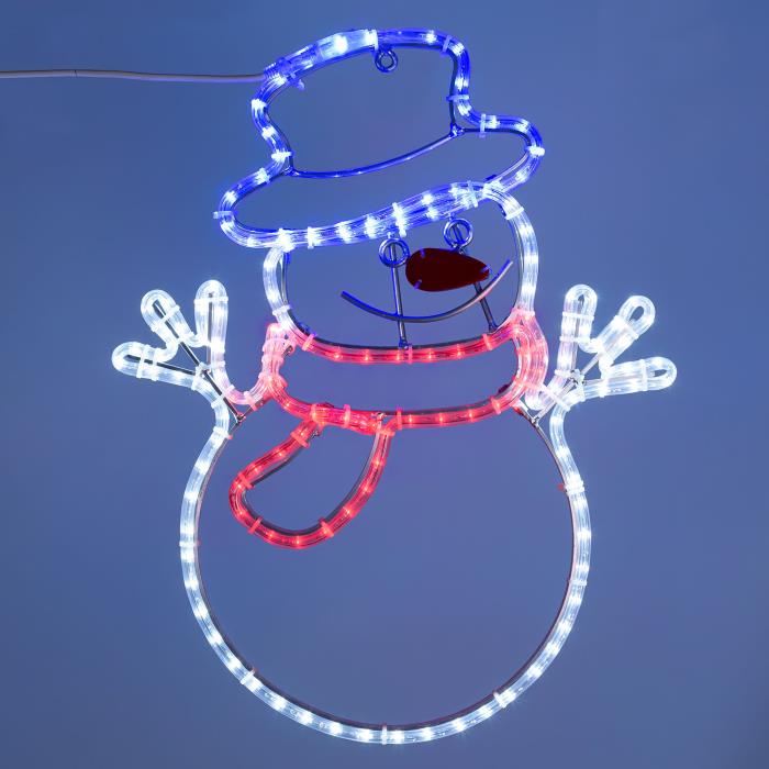 Pupazzo di neve luminoso da esterno prolungabile 2D