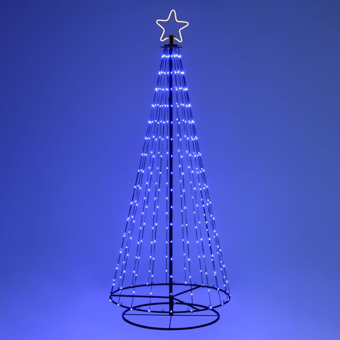 Albero di Natale stilizzato luminoso 304 MaxiLed - RGB