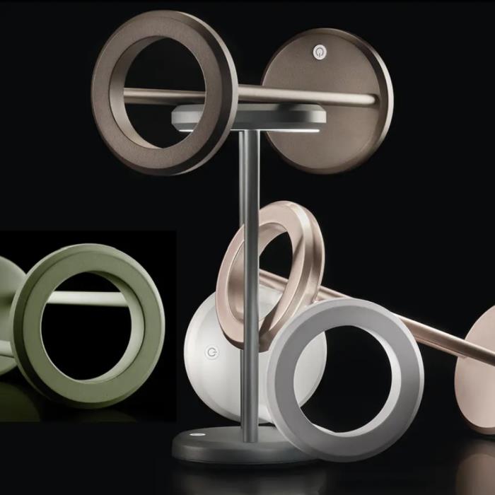 Lampada da tavolo Clepsy antracite