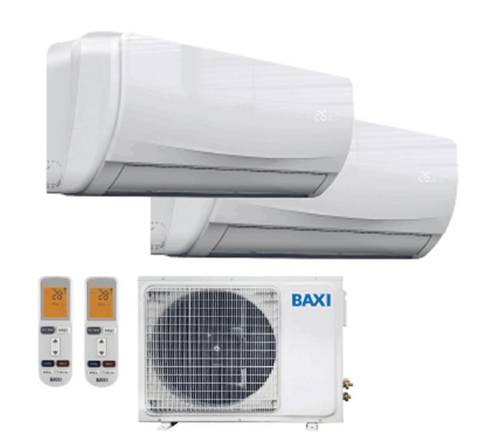 Condizionatore multiplit da parete Baxi Moonlight - 5kW ( 9000 + 12000Btu )