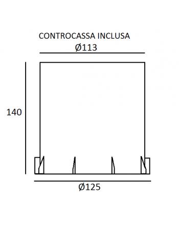 Faretto da Esterno Orientabile da Incasso Tondo GU10