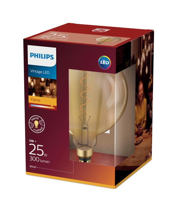 Lampadina a Led E27 a globo anticata - 5W