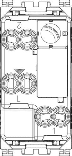 Deviatore Arké 1 modulo