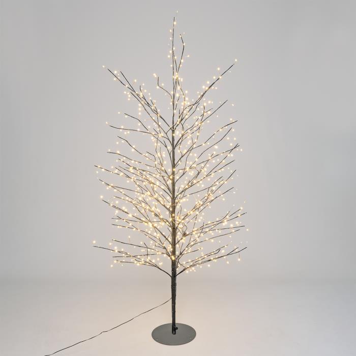 Albero marrone luminoso da esterno 784 Led con flash - Tiglio