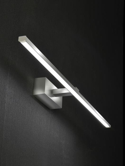 Applique a Led asimmetrica in metallo cromato -  Elegance