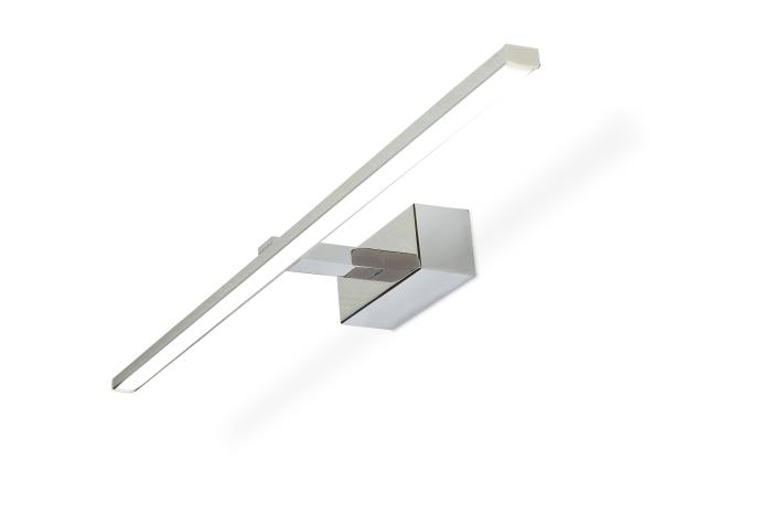 Applique a Led asimmetrica in metallo cromato -  Elegance