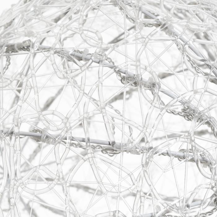 Sfera di neve luminosa in acrilico morbido da esterno 3D 140 Led - Bianco Freddo