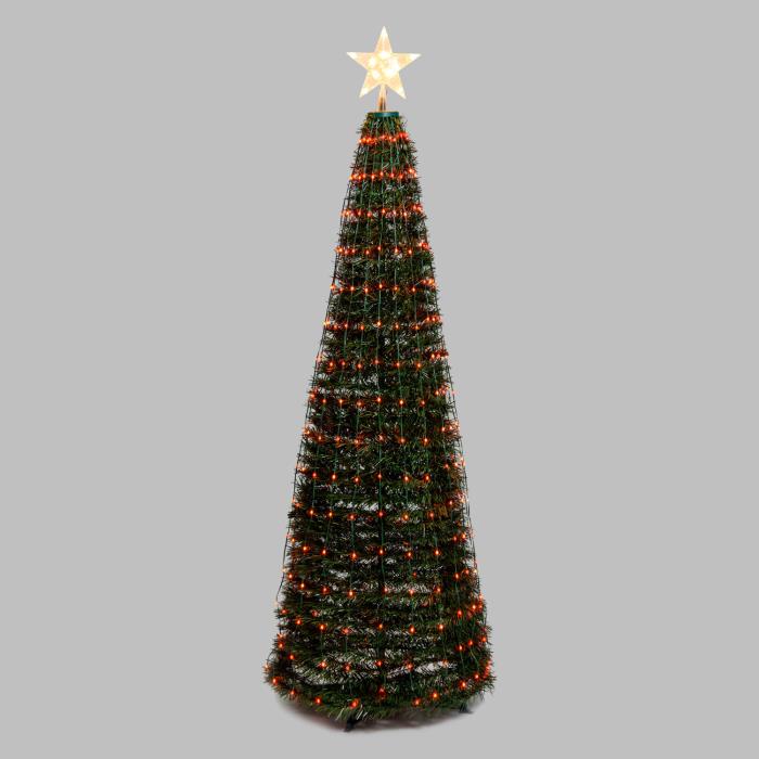 Albero di Natale a cono luminoso 304 MaxiLed - RGB