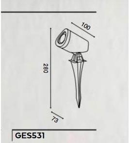 Faretto a Led da terra 7W