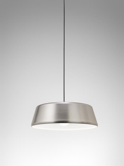 Sospensione moderna a disco nickel - Blanca